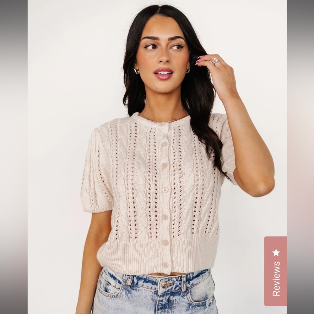 Baltic Born Ivory Knit Sweater